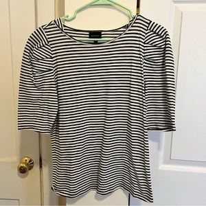 Who What Wear striped blouse